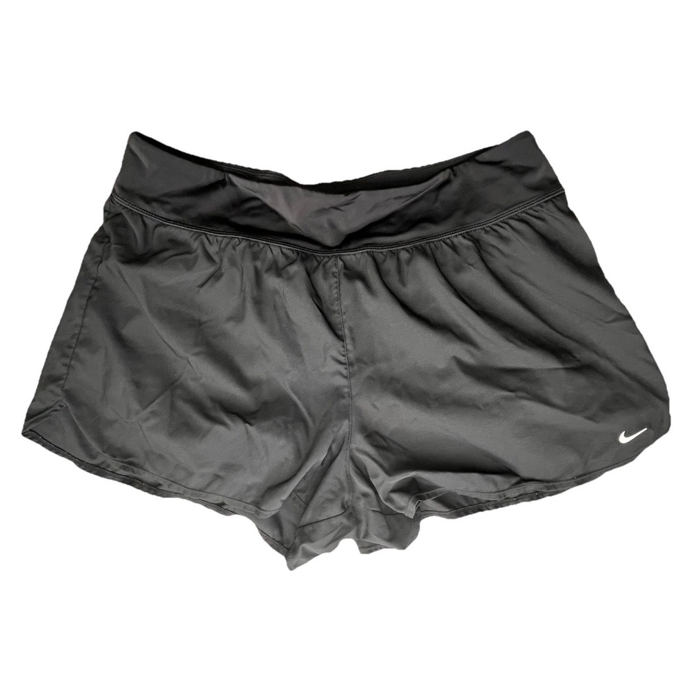 Nike Dri Fit Women's Shorts Size 1X Zipper Pocket Built in Underwear